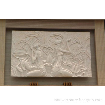 artistic stone relief sculpture